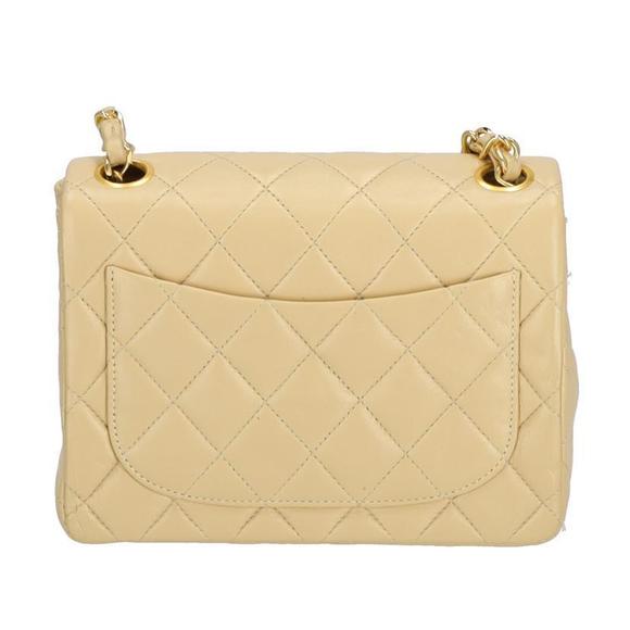 Chanel Shoulder Lambskin Bag Matelassé Mini Chain - Picture 1 of 13